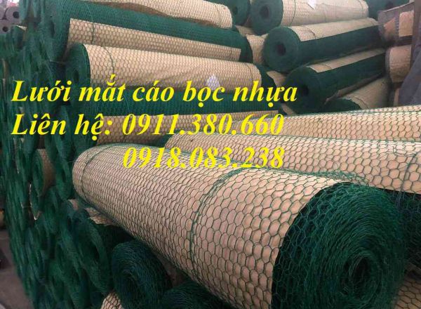Lưới mắt cáo bọc nhựa khổ 0.5, 0.6, 1m/cuộn- Nhật Minh Hiếu