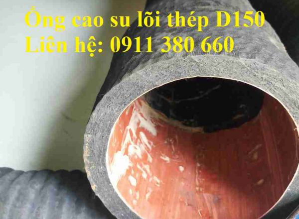 Ống cao su lõi thép D150 hút nước, hút cát- Nhật Minh Hiếu