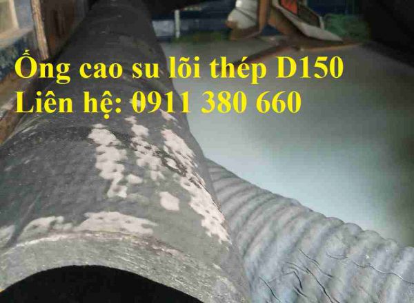 Ống cao su lõi thép D150 hút nước, hút cát- Nhật Minh Hiếu