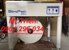 Máy đai niềng thùng chính hãng Strapack D-53X bán tự động hàn nhiệt giá rẻ