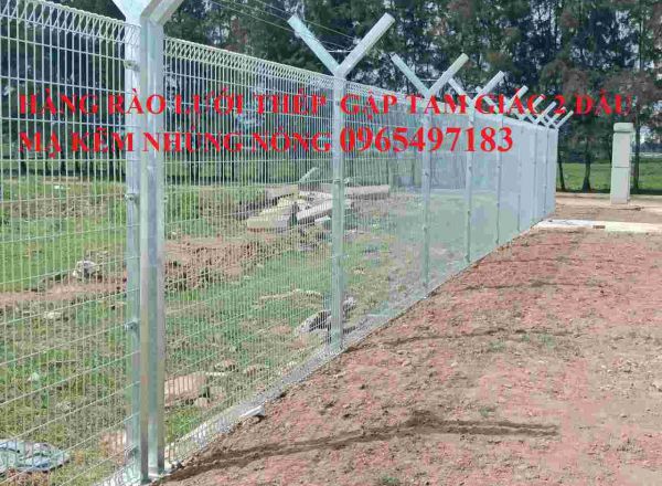 Hàng rào lưới thép mạ kẽm, Hàng rào lưới thép sơn tĩnh điện. Các mẫu hàng rào đẹp 