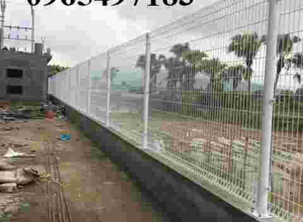 Hàng rào lưới thép mạ kẽm, hàng rào lưới thép sơn tĩnh điện,hàng rào gập đầu,  hàng rào chấn sóng tăng cứng