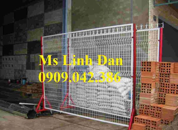 Chuyên sản xuất và cung cấp cac loại lưới hàng rào di động đầy đủ kích thước 