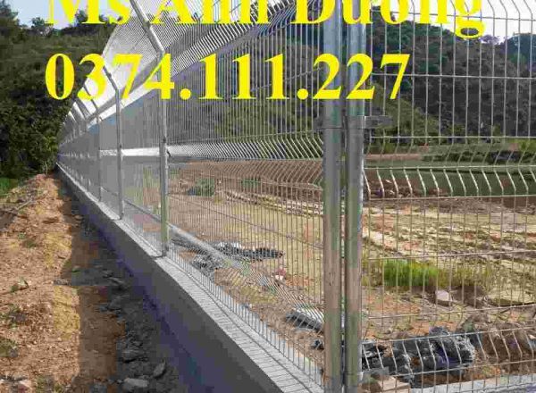 Lưới thép Hàng Rào ,Hàng Rào lưới thép Chấn Sóng, D5 Ô 50X200 Mạ Kẽm Sơn Tĩnh Điện