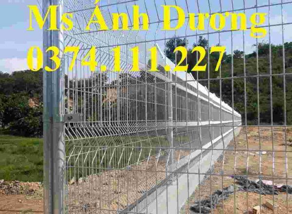 Lưới thép hàng rào sơn tĩnh điện D5 mắt 50x200