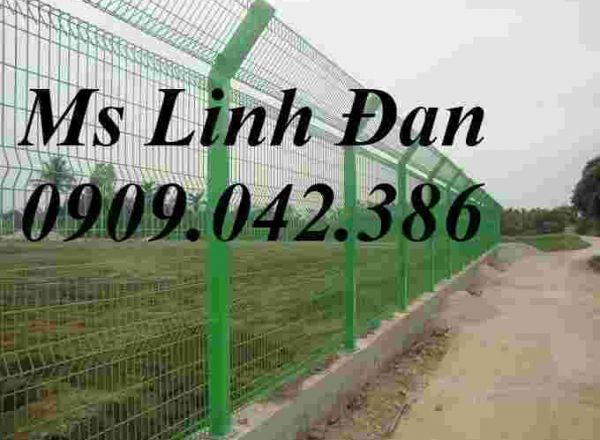 Hàng rào lưới thép mạ kẽm D6 a50x200, hàng rào mạ kẽm sơn tĩnh điện