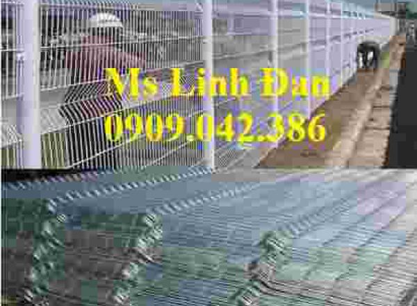 Lưới thép hàng rào mạ kẽm  D4, D5, Lưới thép hàng rào mạ kẽm nhúng nóng