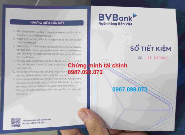 Chứng minh tài chính tại Hà Nội